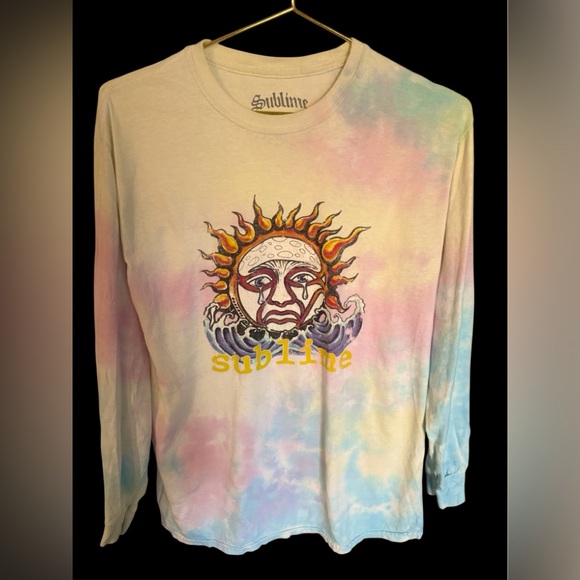 Sublime Tie-Dye Long Sleeve Shirt Sz. M -GUC - Picture 1 of 3
